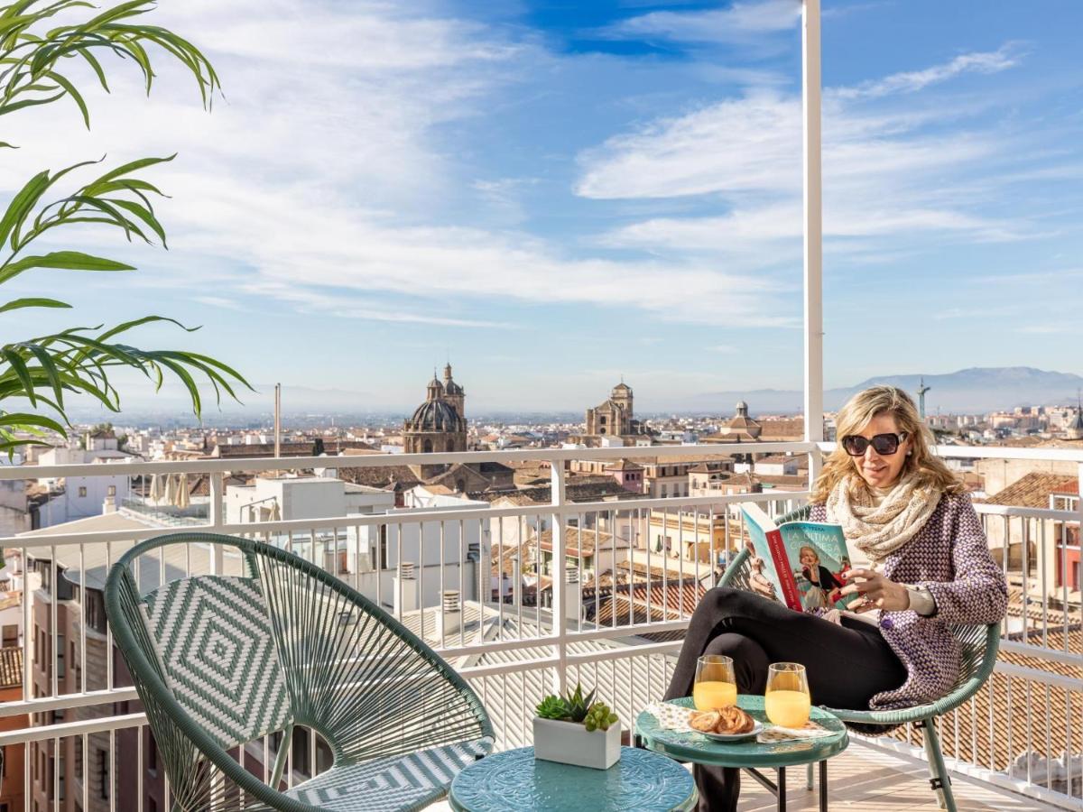 Apartamento Luxury Alhambra Penthouse Collection Gran Via Granada Exterior foto