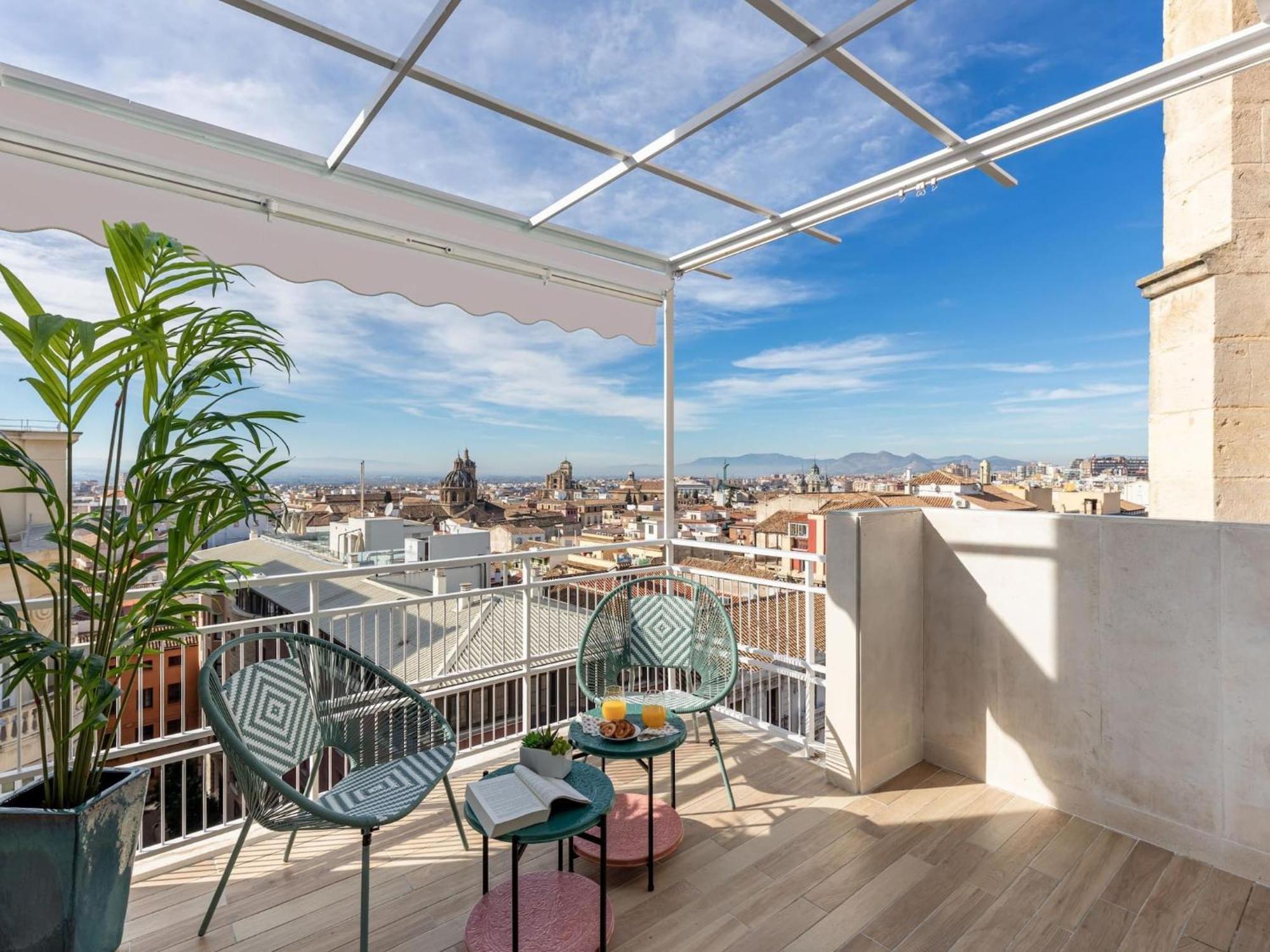 Apartamento Luxury Alhambra Penthouse Collection Gran Via Granada Exterior foto