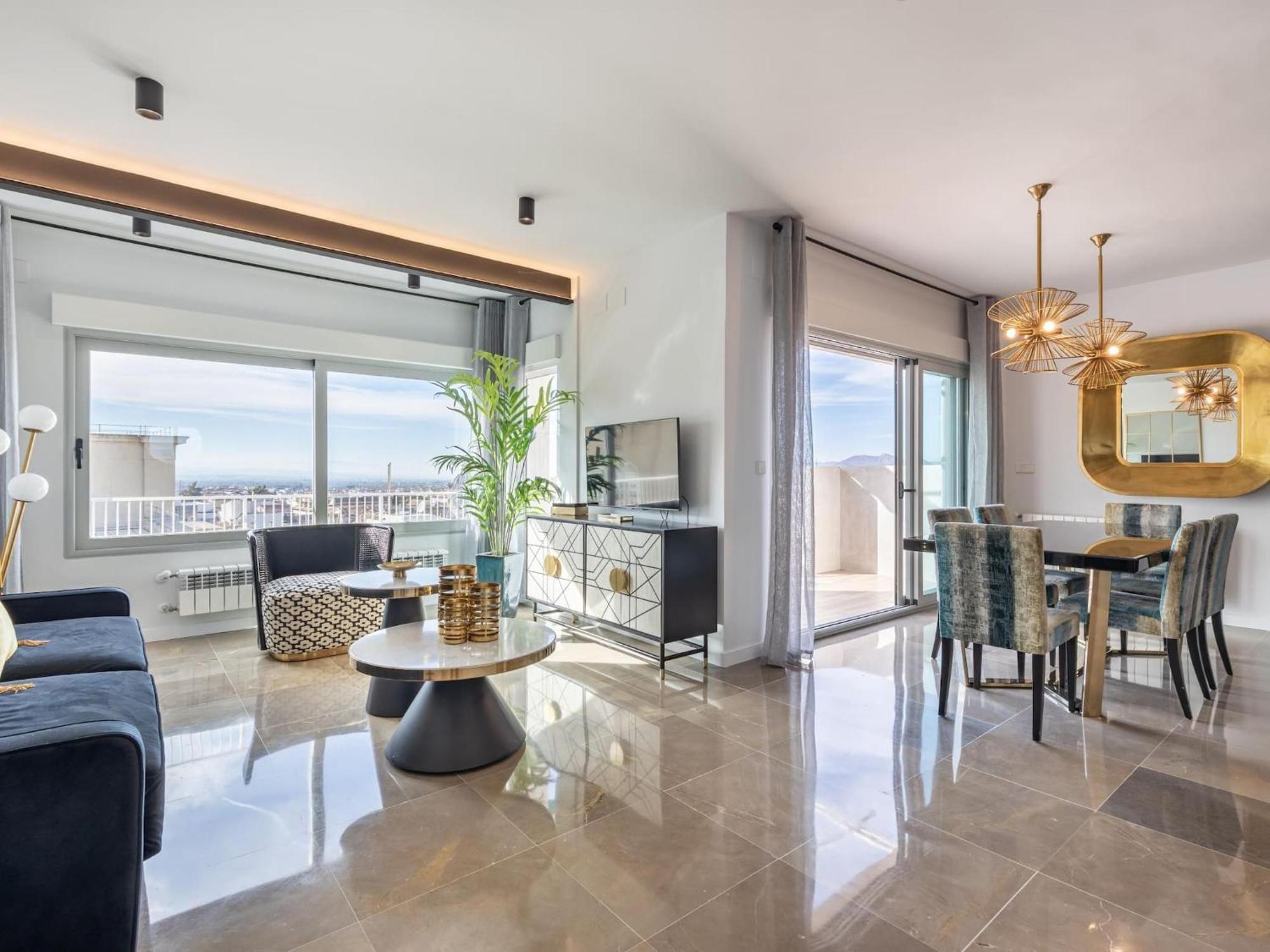 Apartamento Luxury Alhambra Penthouse Collection Gran Via Granada Exterior foto
