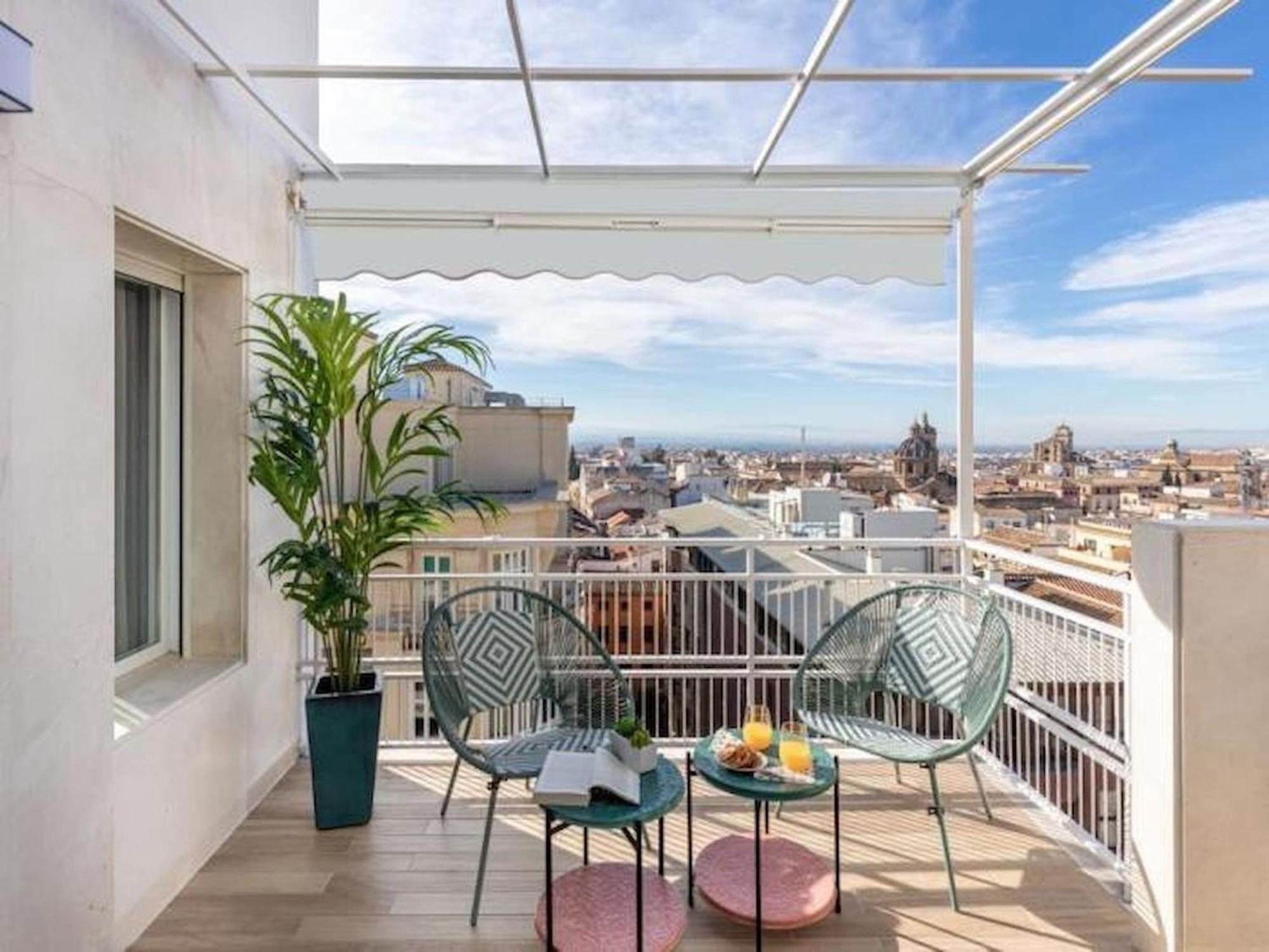 Apartamento Luxury Alhambra Penthouse Collection Gran Via Granada Exterior foto